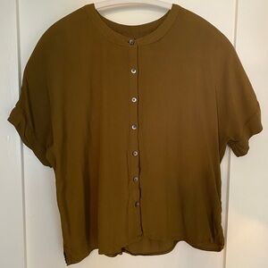 Madewell Olive Green Top, Size XS
